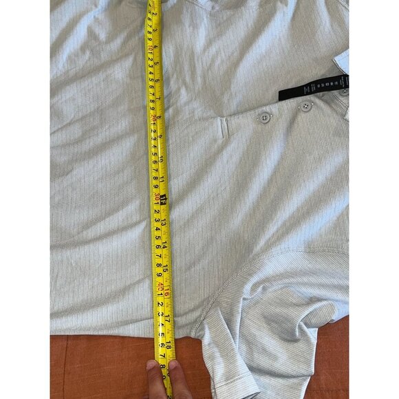 Lululemon Mens Gray Polo Shirt Size S small - Picture 7 of 8